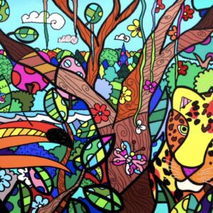 Romero Britto "A PARADICSOM" (84cm x 130cm)