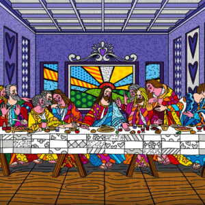 HOLY SUPPER - a  Leonardo Da Vinci inspiration
