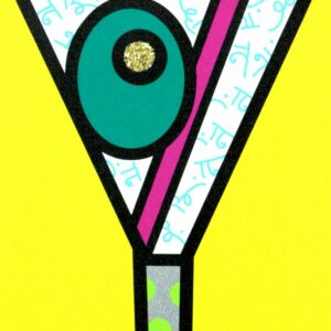 Romero Britto - A SÁRGA MARTINI