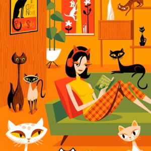 "THE FELINE FANATIC” by Shag