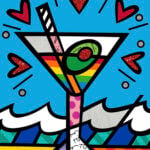 Romero Britto - pop art festmény