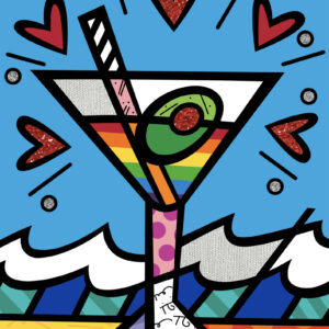 Romero Britto - pop art festmény