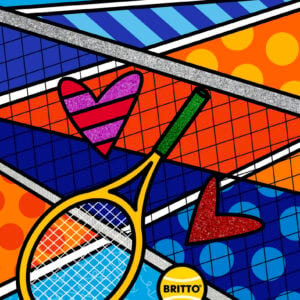 "MECCSPONT" Romero Britto (50cm x 42cm)
